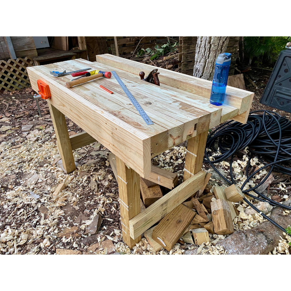 2x4 Workbench Plans Build A Sturdy Workstation Woodwork Store